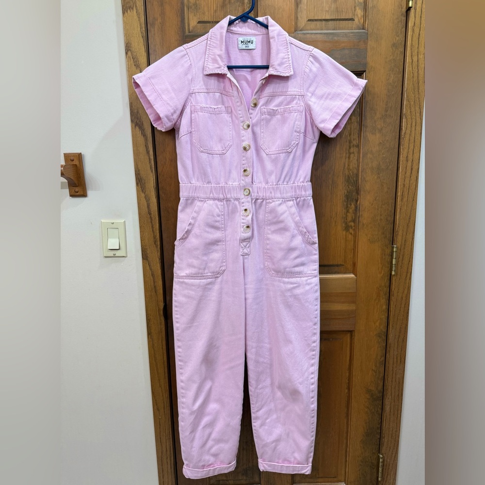 Show Me Your Mumu Cannon Jumpsuit Pink